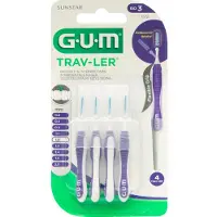 Gum 6x Gum Trav-ler Ragers Paars 1.2mm 4 Stuks