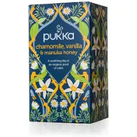 Pukka 4x Biologische Thee Chamomile Vanilla Manuka Honey 20 Stuks