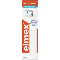 Elmex Anti-Cariës Whitening Tandpasta - 4 x 75ml - Bescherming Tegen Gaatjes - Voordeelverpakking