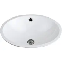 Alape Eb serie inbouw wastafel 55,5x42,5cm wit
