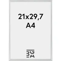 Walther design Galeria - Kunststof lijst - Fotoformaat 21x29,7 cm (DIN A4) - Zilver