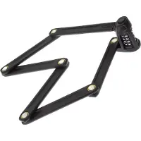 ABUS Bordo Combo Lite 6150 buigslot, kleur: zwart