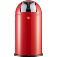 Wesco Pushboy Prullenbak - Afvalbak - 50 Liter - Rood