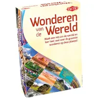 Tactic Wonderen van de Wereld – Educatief spel – Leer de wereldwonderen – 195 Kaarten – 6 Speelborden met werelddelen