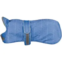 Trixie Winterjas voor honden, model Belfort, maat XS, 25 cm, blauw, artikelnummer 67860