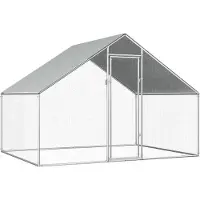 vidaXL - Kippenhok - 2,75x2x1,92 - m - gegalvaniseerd - staal