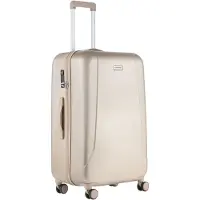 Carryon Skyhopper Grote Koffer 78cm - Reiskoffer 85 Ltr met TSA-slot - Champagne