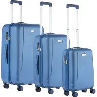 Carryon Skyhopper Trolleyset 3pcs TSA cool blue hardcase koffer