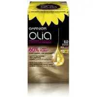 Garnier 3x Olia Permanente Crèmekleuring 8.0 Licht Blond