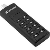 Verbatim USB-stick 49432 USB-flashlezer 128 Go USB Type-C 3.0 (3.1 Gen 1) Zwart