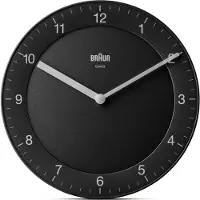 Braun BC06B - Wandklok - Analoog - Zwart