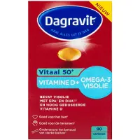 Dagravit 3x Vitaal 50+ Vitamine D & Omega-3 Visolie 90 Capsules