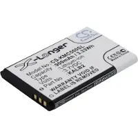123accu Kazam KAC5 / KALB2 / KALB2-MXDB01351 accu (900 mAh, huismerk)