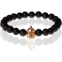 Memphis kralen armband Lavasteen Gladiator Rose