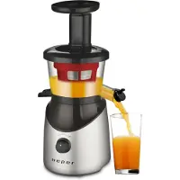 Beper 90.421R, slow juicer, roestvrij staal