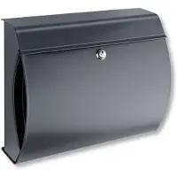 Burg wachter Wandbrievenbus Verona 844 - Staal - Antraciet - 40,4x35,4x15cm