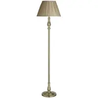 Searchlight Vloerlamp Flemish, brons / oud-messing, Woon-/ Eetkamer, metaal, vloerlamp