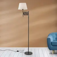 Orion Vloerlamp Factory, bruin / roest, Woon-/ Eetkamer, metaal, Industrieel design, vloerlamp