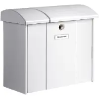 Burg wachter Wandbrievenbus Olymp 916 - Staal - Wit - 38x34x19,3cm