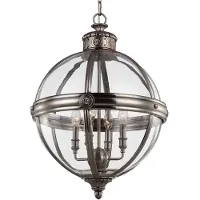 FEISS LED Kroonluchter | 4X E14 Max 60W | Dimbaar | Antique Nickel