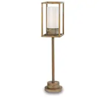 MORETTI Tuinpadverlichting Cubic³, brons / oud-messing, Messing, Antiek, Tuinpad verlichting