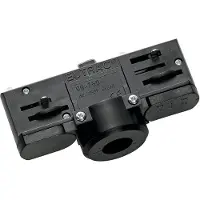SLV Onderdeel | EUTRAC 3-fasen spanningsrailadapter, zwart incl. bevestigingstoebehore | EUTRAC SYSTEM