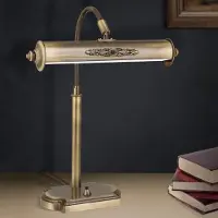 Orion Bureaulamp Picture, brons / oud-messing, Werkkamer / Kantoor, Messing, Antiek, bureaulamp