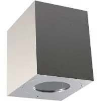 Nordlux LED-wandlamp buiten Canto Kubi 2, alu / grijs / zink, Aluminium, Modern, LED wandlamp buiten