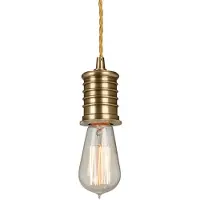 Elstead Lighting Elstead Hanglamp met E27 fitting, verouderd messing