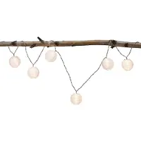 Paulmann Lichtketting Accu Lampion IP44 3,6m 3000K Wit