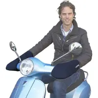 Ds Covers Stuurhoezen voor scooter - - Neopreen - Waterdicht - Winddicht - Thermische voering - Universeel - Zwart