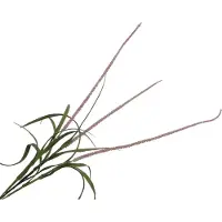 Silk-ka Kunstbloem-Zijden Bloem-Kunsttak Gras Tak Lavendel-Roze 135 cm