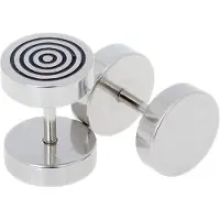 LGT JWLS Heren oorbellen Fake Ear Plug Hypnotise