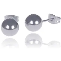 LGT JWLS LGT Jewels Stud oorbellen Bol Zilver 4mm