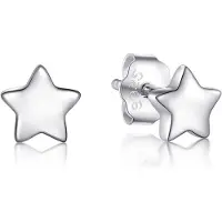 Cilla Jewels dames oorknoppen 925 Zilver Stars