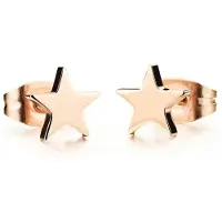 Cilla Jewels Stud oorbel Edelstaal Rosegoudkleurig Star