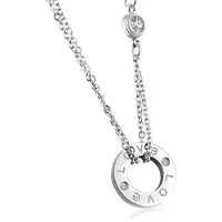 Cilla Jewels ketting Zilver Love Pendant