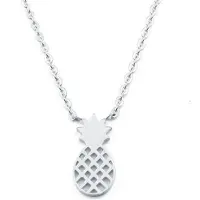 Cilla Jewels dames ketting Pineapple Verzilverd