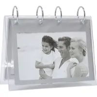 Deknudt Frames Deknudt S58RS3 zilver 10x15 kunstof klap-fotolijst
