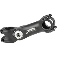 Zoom Fietsstuurpen Ahead Zwart gestraald 1.1/8(28.6), 41/105 mm, 31.8 mm - Volwassen Mix