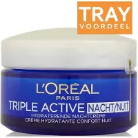 L'Oréal 6x Triple Active Nachtcrème 50 Ml