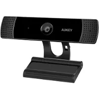 Aukey webcam PC-LM1E, 1080P Full HD-resolutie, dubbele microfoon met ruisonderdrukking, USB 2.0-aansluiting