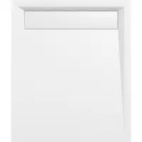 Polysan Varesa rechthoekige douchebak 100x80cm wit