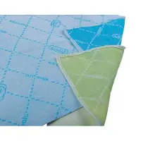 eKoala slabbetjes Minù 45 cm biologisch blauw/groen 2 stuks