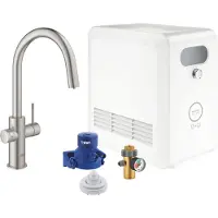 GROHE Blue Professional, standaardmodel, roestvrij staal, hendelgrepen, enkelvoudige afbeelding, type C, keramisch