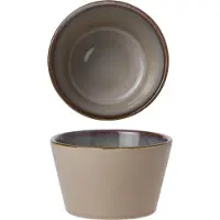 Cosy & Trendy Vigo - Beige - Kommetje - D10cm - Porselein - (Set van 6)