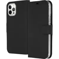 Accezz Booklet Wallet iPhone 12 Pro Max Zwart