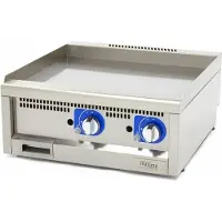 Maxima Horeca Grillplaat - Glad - Dubbel - 60 cm Diep - Gas