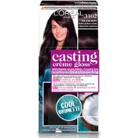 L'Oréal 2x Casting Crème Gloss Semi-Permanente Haarkleuring 3102 Donker Parelmoer Asbruin