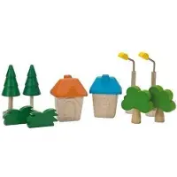 PlanToys Plan Toys Plan City houten speelstad set 6610 City accessories